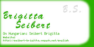 brigitta seibert business card